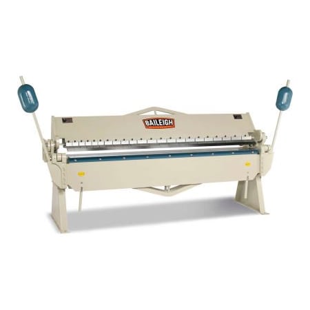 Baileigh Industrial Holdings Baileigh Industrial Heavy Duty Manually Operated Box and Pan Finger Brake, 8'L, 12 Gauge 1000553